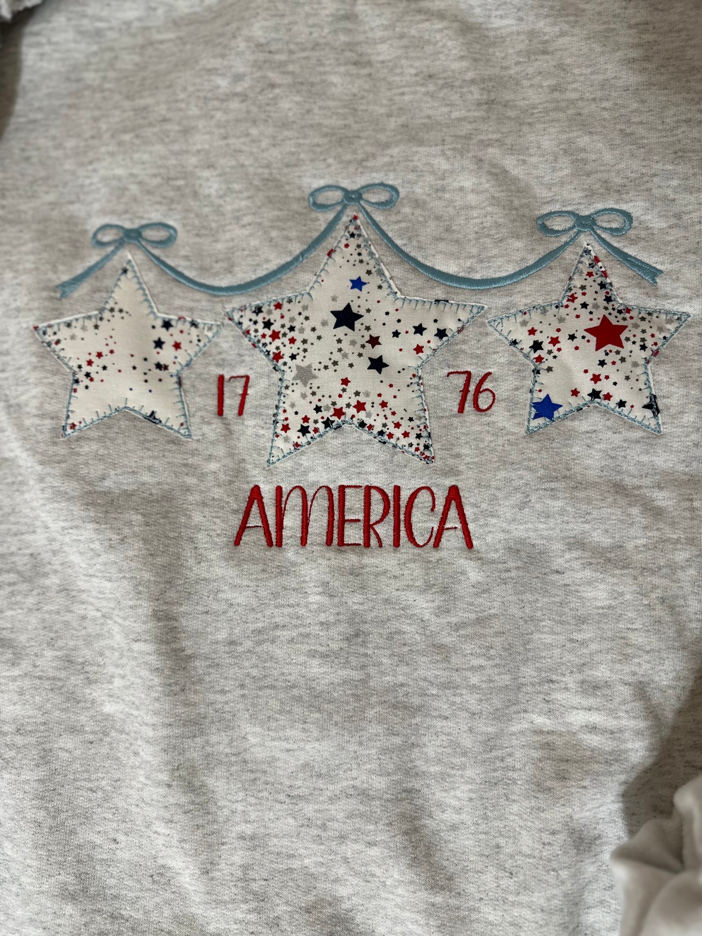 Embroidered Applique  America Stars