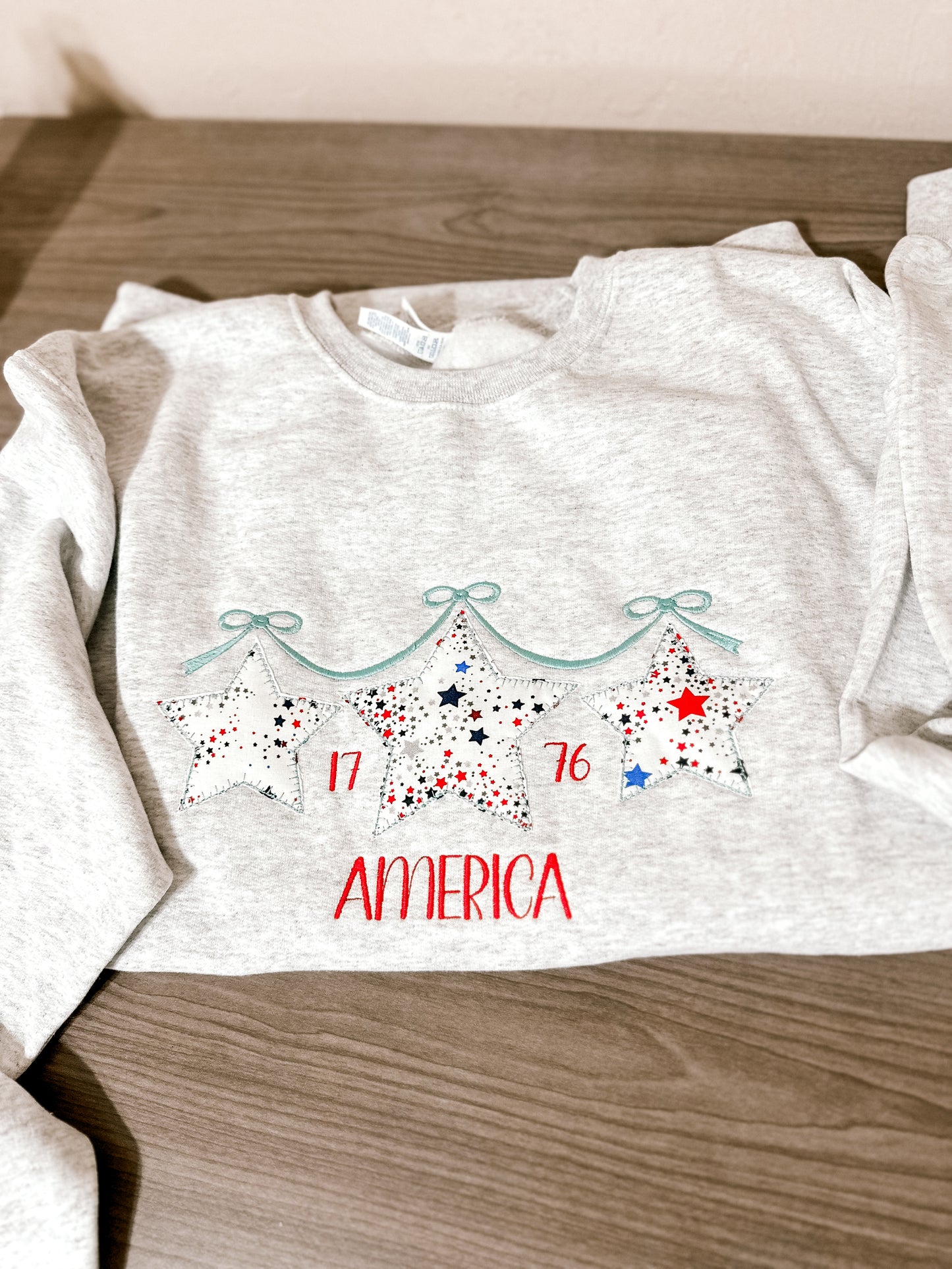 Embroidered Applique  America Stars